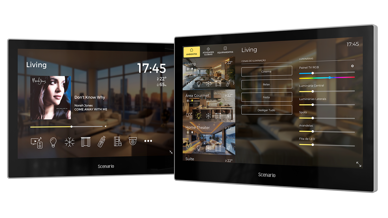 Teclas brancas ou pretas